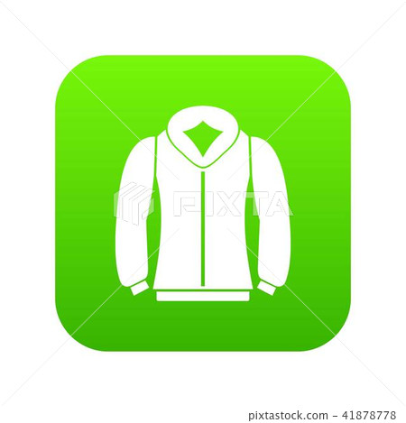 Sweatshirt icon digital green 41878778