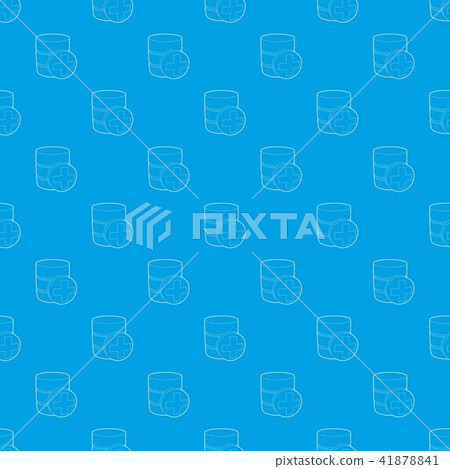 Diagnosis database pattern vector seamless blue Diagnosis database pattern vector seamless blue 41878841