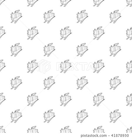 Tram pattern vector seamless 41878930
