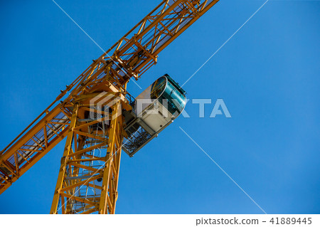 industrial construction tower cranes against industrial construction tower cranes against 41889445