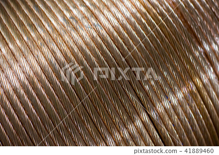 close up Roll of safety copper ground rod close up Roll of safety copper ground rod 41889460