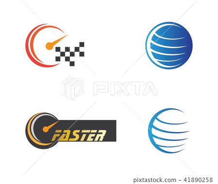 Faster Logo Template 41890258