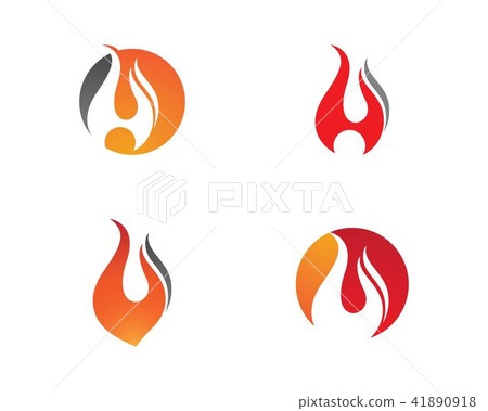 Fire flame Logo Template 41890918