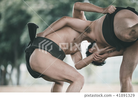 sumo, sumo wrestling, overhand 41891329