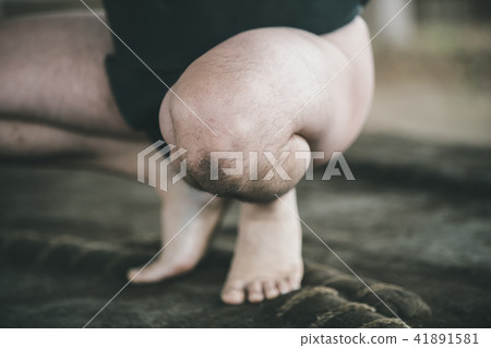 sumo, sumo wrestling, crouching 41891581