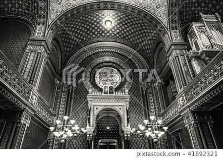 Interior of Spanish synagogue, Prague, Czech Interior of Spanish synagogue, Prague, Czech 41892321