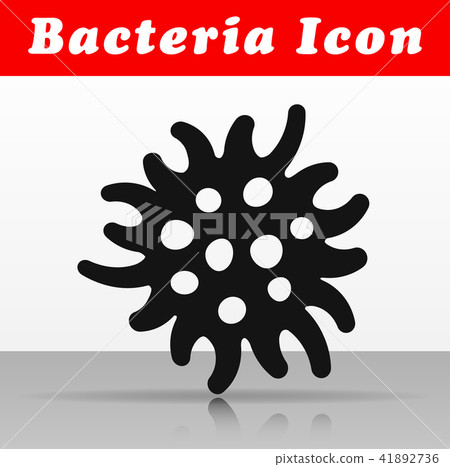black bacteria vector icon design black bacteria vector icon design 41892736