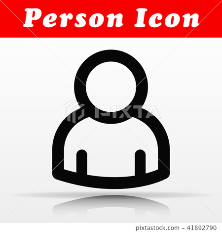 person vector icon line design - Stock Illustration [41892790] - PIXTA
