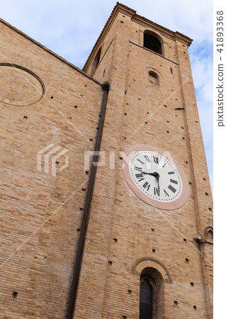 Old clock tower. San Agostino cathedral Old clock tower. San Agostino cathedral 41893368