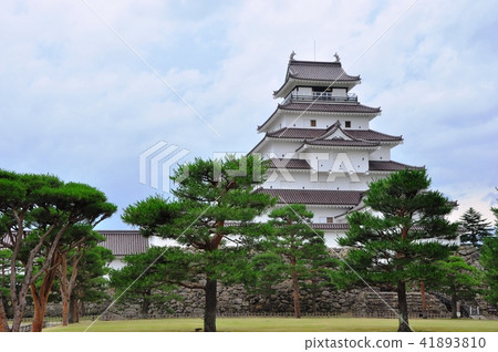 Aizuwakamatsu Tsuruga城堡整個視圖 Aizuwakamatsu Tsuruga城堡整個視圖 41893810