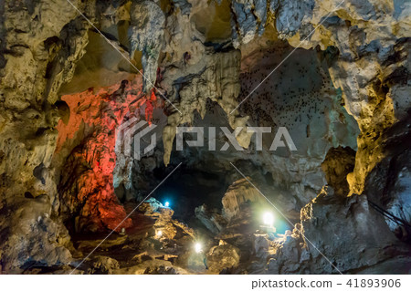 darkness shadow of cave in Thailand darkness shadow of cave in Thailand 41893906