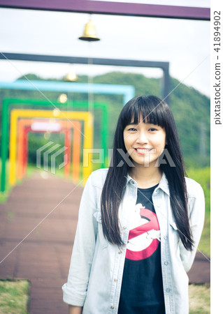 Asia Taiwan Taoyuan Daxi Huahai Woman 41894902