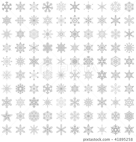 雪晶100件套裝01■材質·雪花·灰色 雪晶100件套裝01■材質·雪花·灰色 41895258