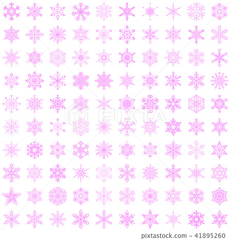 雪晶100件套-02■材質·雪花·粉紅色 雪晶100件套-02■材質·雪花·粉紅色 41895260