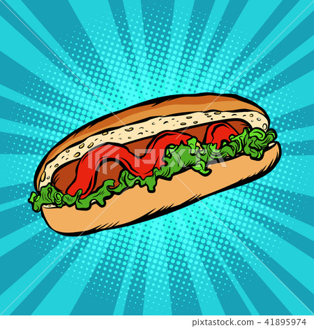 hot dog salad ketchup hot dog salad ketchup 41895974