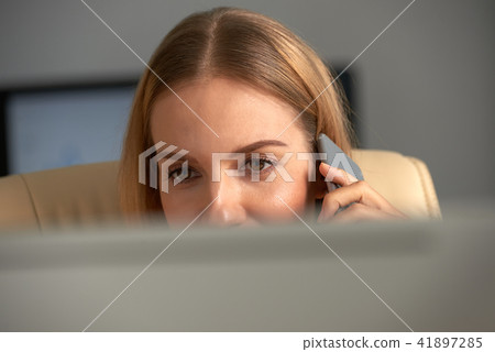Business woman working in office Business woman working in office 41897285