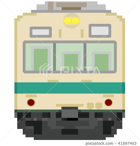 點畫風格的通勤列車(101系列·南部支線) 點畫風格的通勤列車(101系列·南部支線) 41897483