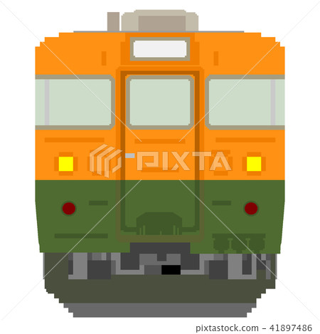 點畫風格列車（165系列：湘南色） 41897486