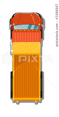 Commercial tipper top view icon Commercial tipper top view icon 41898887