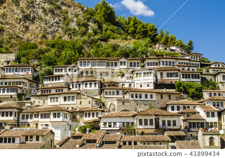 View at old city of Berat in Albania View at old city of Berat in Albania 41899434