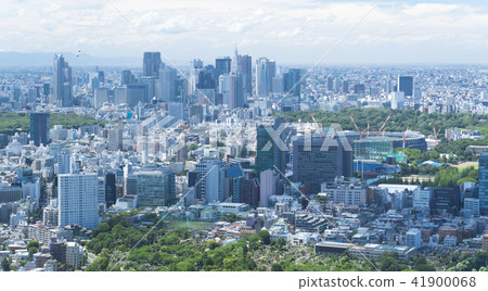 Tokyo landscape · Shinjuku Yoyogi Aoyama New National Stadium 41900068