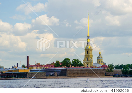Peter and Pavel Fortress and Neva River. Peter and Pavel Fortress and Neva River. 41902066