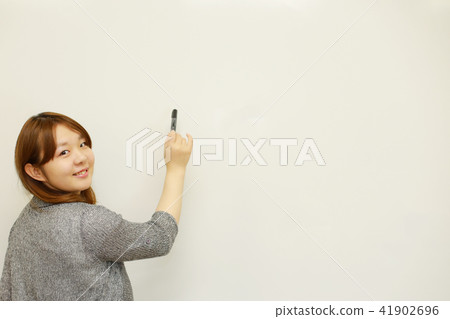 白板和女孩/女士 白板和女孩/女士 41902696