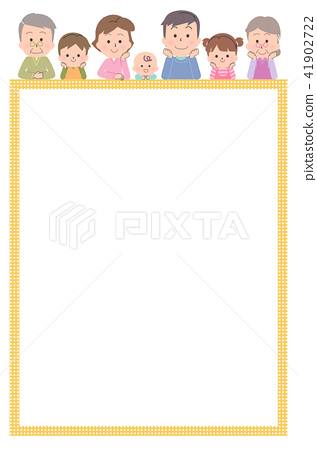 Family frame - Stock Illustration [41902722] - PIXTA