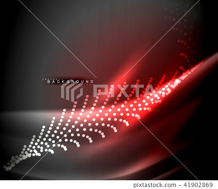 Neon glowing techno lines, hi-tech futuristic abstract background template with square shapes Neon glowing techno lines, hi-tech futuristic abstract background template with square shapes 41902869