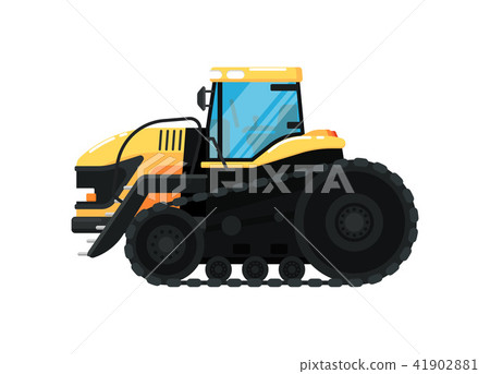 Crawler agriculture tractorillustration 41902881