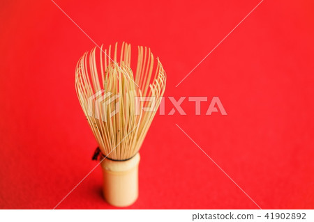 Bright red furry background tea 4 41902892