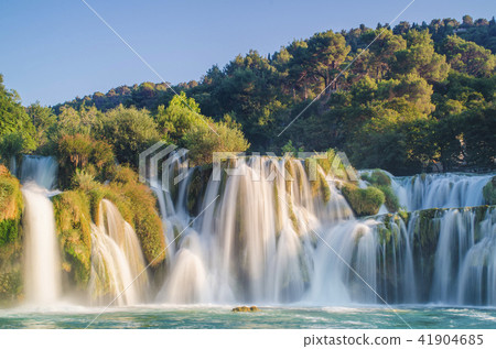 Krka river waterfalls, Dalmatia, Croatia Krka river waterfalls, Dalmatia, Croatia 41904685