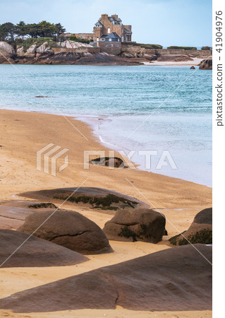 typical Brittany coast in the north of France typical Brittany coast in the north of France 41904976