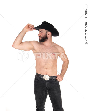 Portrait of businessman with hand on chin thinking 41906152