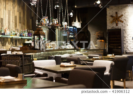 Interior of cozy restaurant, loft style 41906312