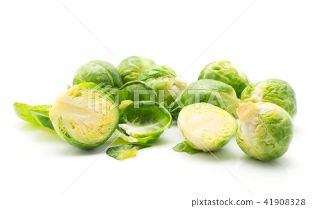 Boiled brussels sprout isolated Boiled brussels sprout isolated 41908328