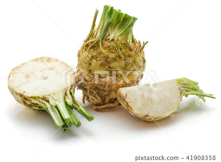 Fresh celery isolated on white Fresh celery isolated on white 41908358