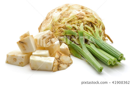 Fresh celery isolated on white Fresh celery isolated on white 41908362
