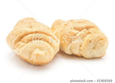 Chocolate croissant isolated on white Chocolate croissant isolated on white 41908569