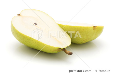 Green pear isolated on white 41908626