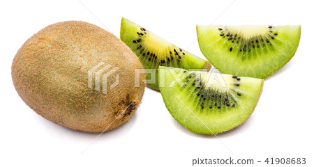 Fresh kiwi isolated on white Fresh kiwi isolated on white 41908683