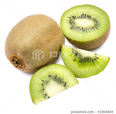 Fresh kiwi isolated on white 41908684