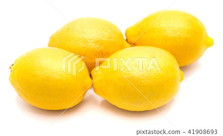Fresh lemon isolated on white 41908693