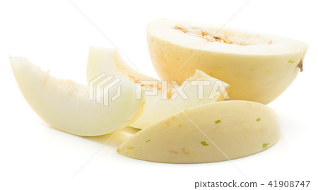 Melon piel de sapo isolated on white 41908747