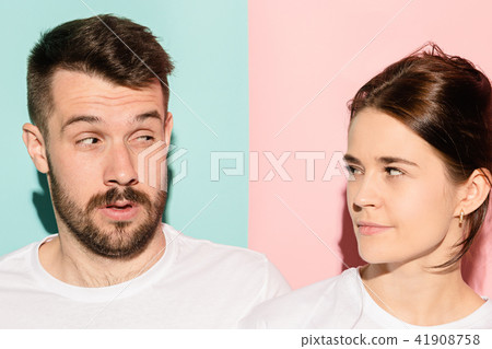Suspicion. Doubt, mistrust, distrust concept. Doubtful man looking with disbelief expression . Suspicion. Doubt, mistrust, distrust concept. Doubtful man looking with disbelief expression . 41908758