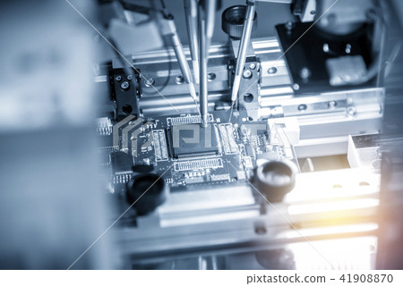 The production line of electronic board The production line of electronic board 41908870