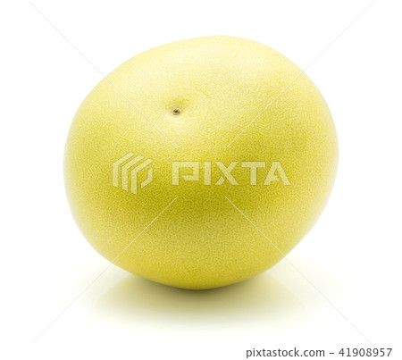 Fresh raw pamelo isolated on white 41908957