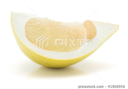 Fresh raw pamelo isolated on white Fresh raw pamelo isolated on white 41908958