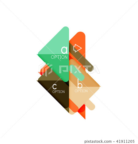 Triangle data visualization design, option infographic layout Triangle data visualization design, option infographic layout 41911205
