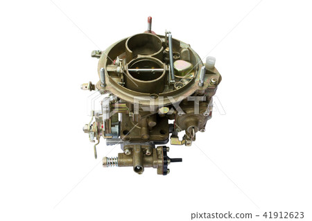 carburetor for automobile. isolated on 41912623